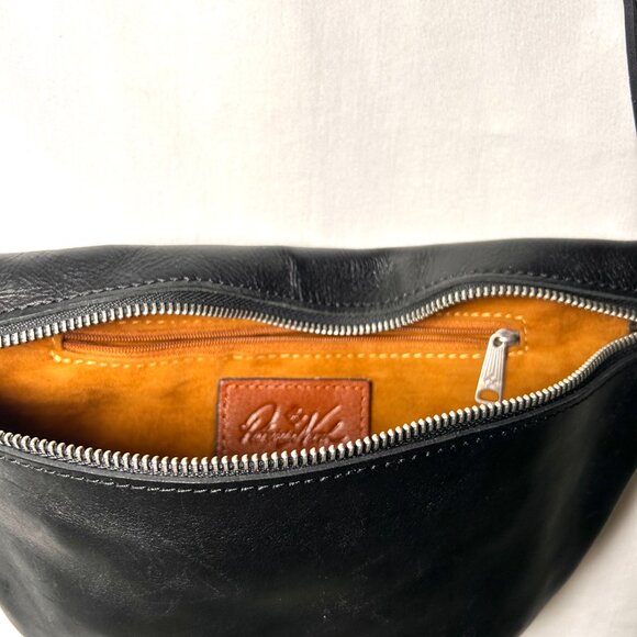 Patricia Nash Black Leather Crossbody Bag - Picture 6 of 10